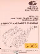 Gresen-Gresen Control Valves, Parts and Service Manual 1965-General-06